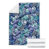 Shell Design Pattern Premium Blanket