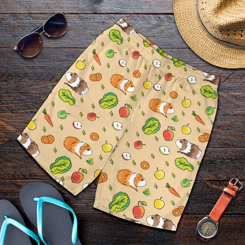Guinea Pig Pattern Print Design 05 Men Shorts