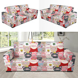 Pig Pattern Print Design 02  Sofa Slipcover