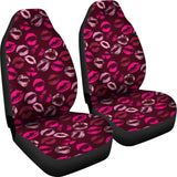 Lips Pattern Print Design 03 Universal Fit Car Seat Covers