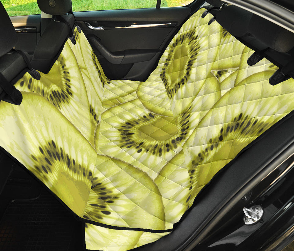 Sliced Kiwi Pattern Dog Car Seat Covers