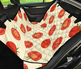 Tomato Dot Background Dog Car Seat Covers