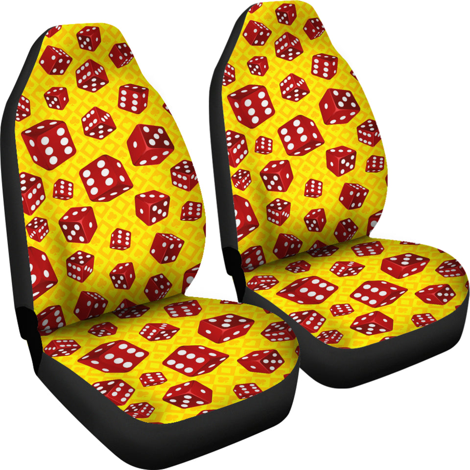 Dice Pattern Print Design 04 Universal Fit Car Seat Covers