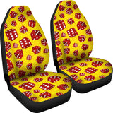 Dice Pattern Print Design 04 Universal Fit Car Seat Covers