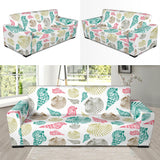Colorful Shell Pattern Sofa Slipcover