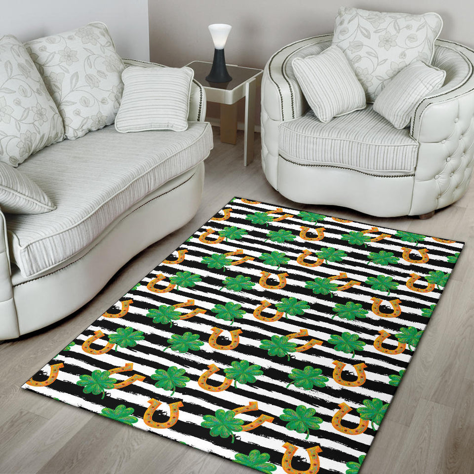 Horseshoes Pattern Print Design 01 Area Rug