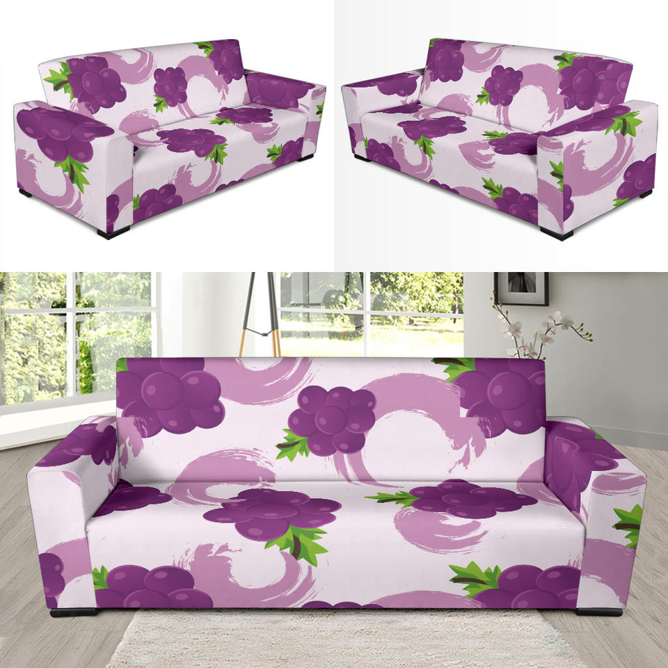 Cute Grape Pattern Sofa Slipcover