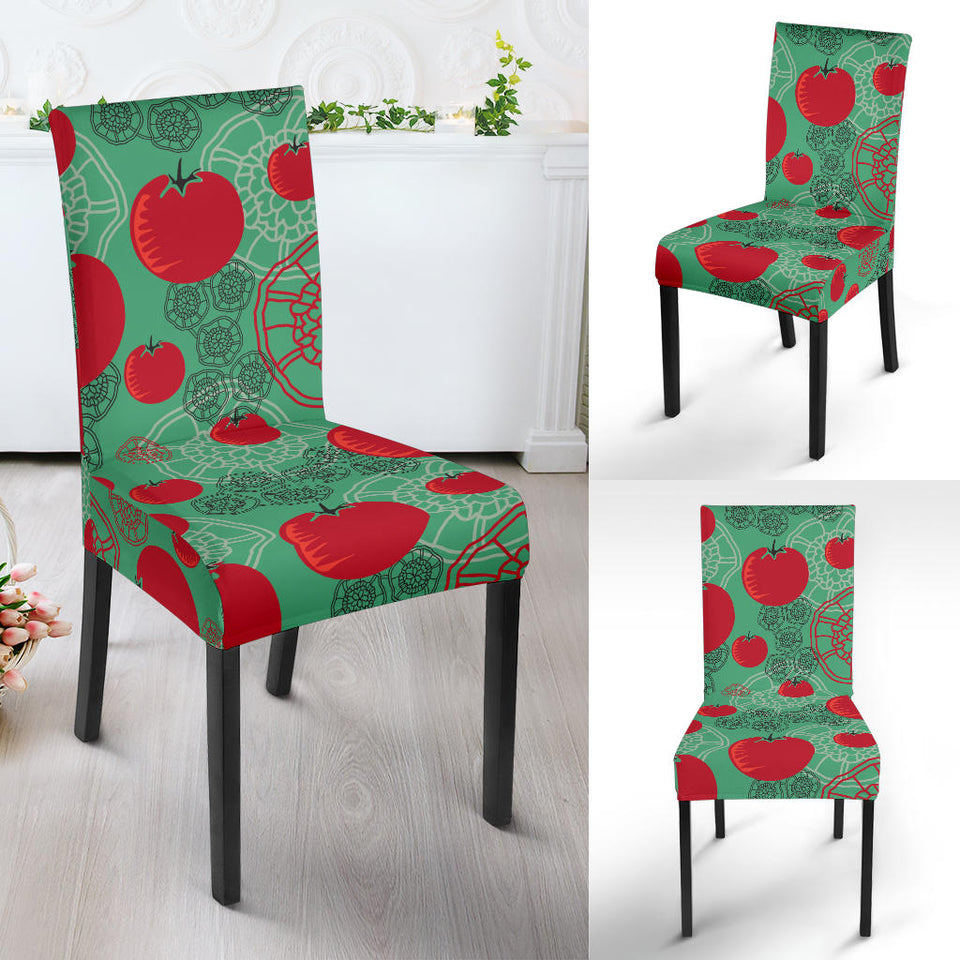 Tomato Design Pattern Dining Chair Slipcover