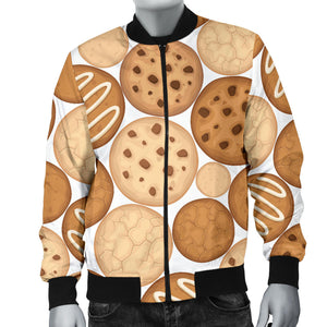 Various Cookie Pattern Men'S Bomber Jacket
