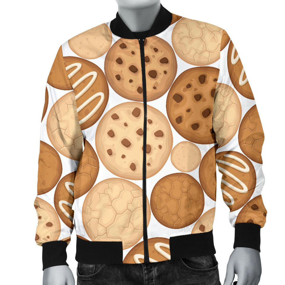 Various Cookie Pattern Men'S Bomber Jacket