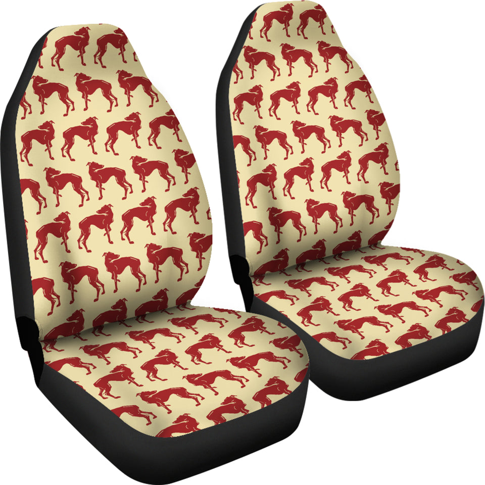 Greyhound Pattern Print Design 04 Universal Fit Car Seat Covers