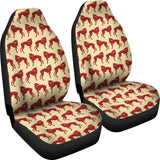 Greyhound Pattern Print Design 04 Universal Fit Car Seat Covers