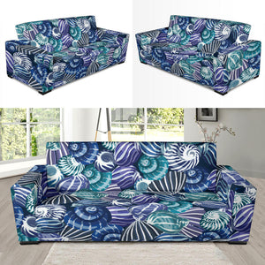 Shell Design Pattern Sofa Slipcover