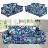 Shell Design Pattern Sofa Slipcover