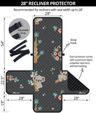 Cute koala pattern Recliner Cover Protector