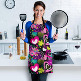 Heart Dot Wave Star Creative Design Pattern Adjustable Apron