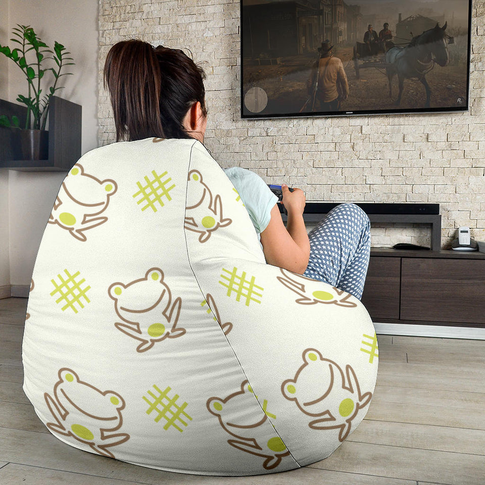 Cute Cartoon Frog Baby Pattern Bean Bag Cover