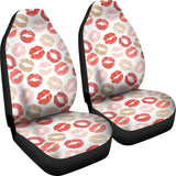 Lips Pattern Print Design 04 Universal Fit Car Seat Covers