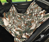Monkey Tropical Leaves Background Dog Car Seat Covers