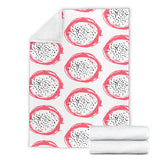 Hand Drawn Dragon Fruit Premium Blanket