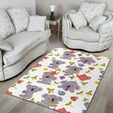 Cute Koalas Teapots Tea Area Rug
