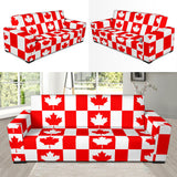 Canada Pattern Print Design 05 Sofa Slipcover