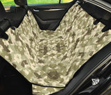Light Green Camo Camouflage Pattern Dog Car Seat Covers
