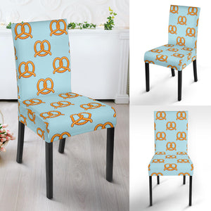 Pretzels Pattern Print Design 03 Dining Chair Slipcover