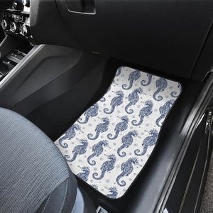 Seahorse Pattern Background Front Car Mats