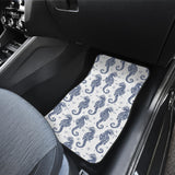 Seahorse Pattern Background Front Car Mats