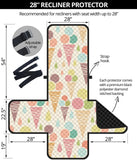 Ice cream cone pattern Recliner Cover Protector