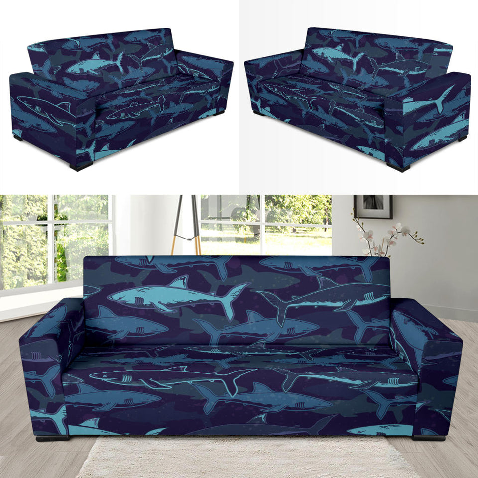 Shark Pattern Sofa Slipcover