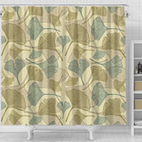 Ginkgo Leaves Design Pattern Shower Curtain Fulfilled In US