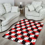 Dice Pattern Print Design 02 Area Rug