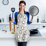 Cute Penguin Christmas Pattern Adjustable Apron