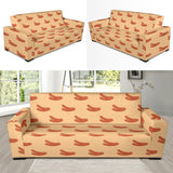 Sausage Pattern Print Design 03  Sofa Slipcover