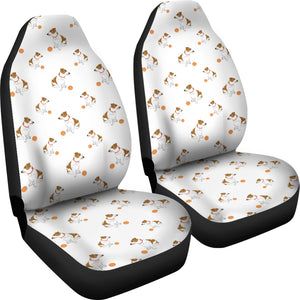 Jack Russel Pattern Print Design 05 Universal Fit Car Seat Covers