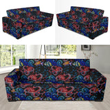 Octopus Sea Wave Tropical Fishe Pattern Sofa Slipcover