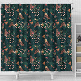 Snake Forest Pattern Shower Curtain Fulfilled In US