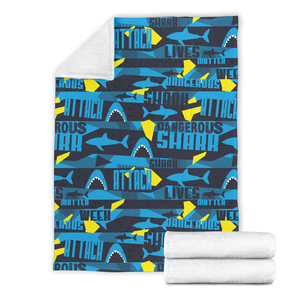 Shark Dangerous Premium Blanket