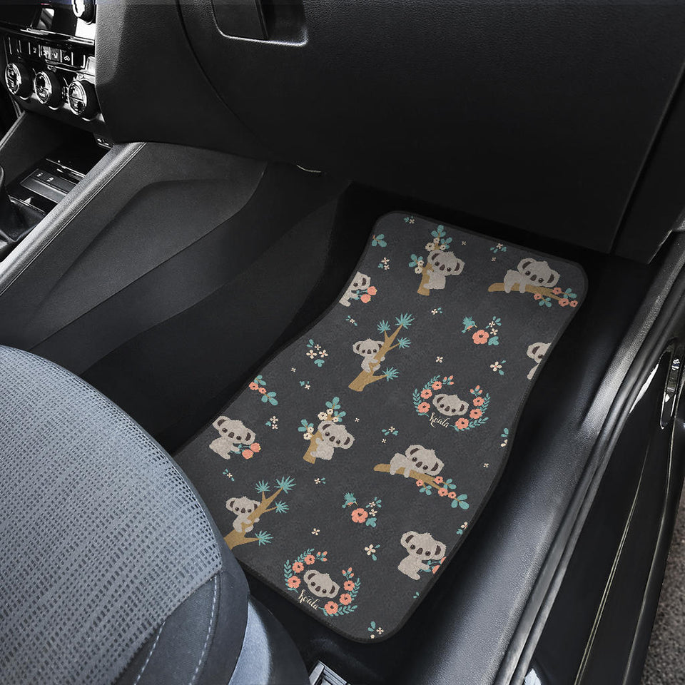 Cute Koala Pattern Front Car Mats