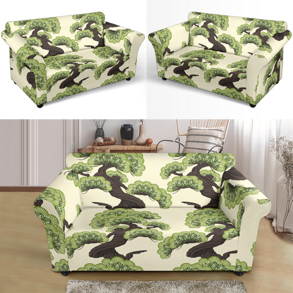Bonsai Pattern Loveseat Couch Slipcover