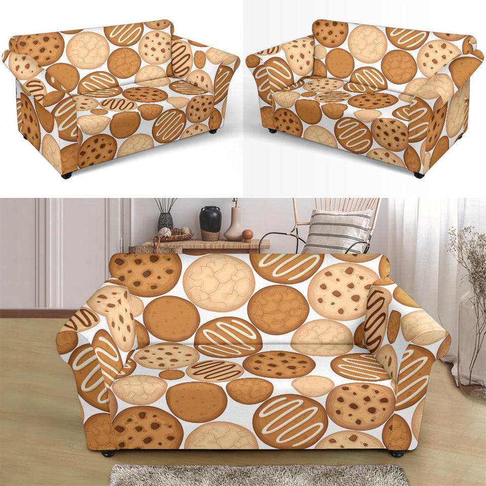 Various Cookie Pattern Loveseat Couch Slipcover