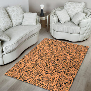 Bengal Tigers Pattern Area Rug