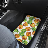Pineapples Design Pattern Front And Back Car Mats