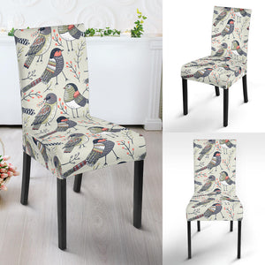 Pigeon Pattern Print Design 04 Dining Chair Slipcover