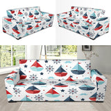 Cute Color Paper Sailboat Pattern Sofa Slipcover