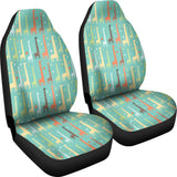 Giraffe Pattern Print Design 01 Universal Fit Car Seat Covers
