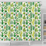 Cactus Pattern Shower Curtain Fulfilled In US