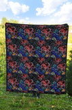 Octopus Sea Wave Tropical Fishe Pattern Premium Quilt